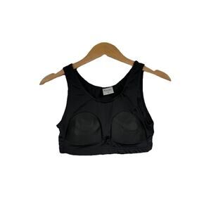 HydroChic Supreme Swim and Sports Bra Black Padded Size 2 32-34 B/C